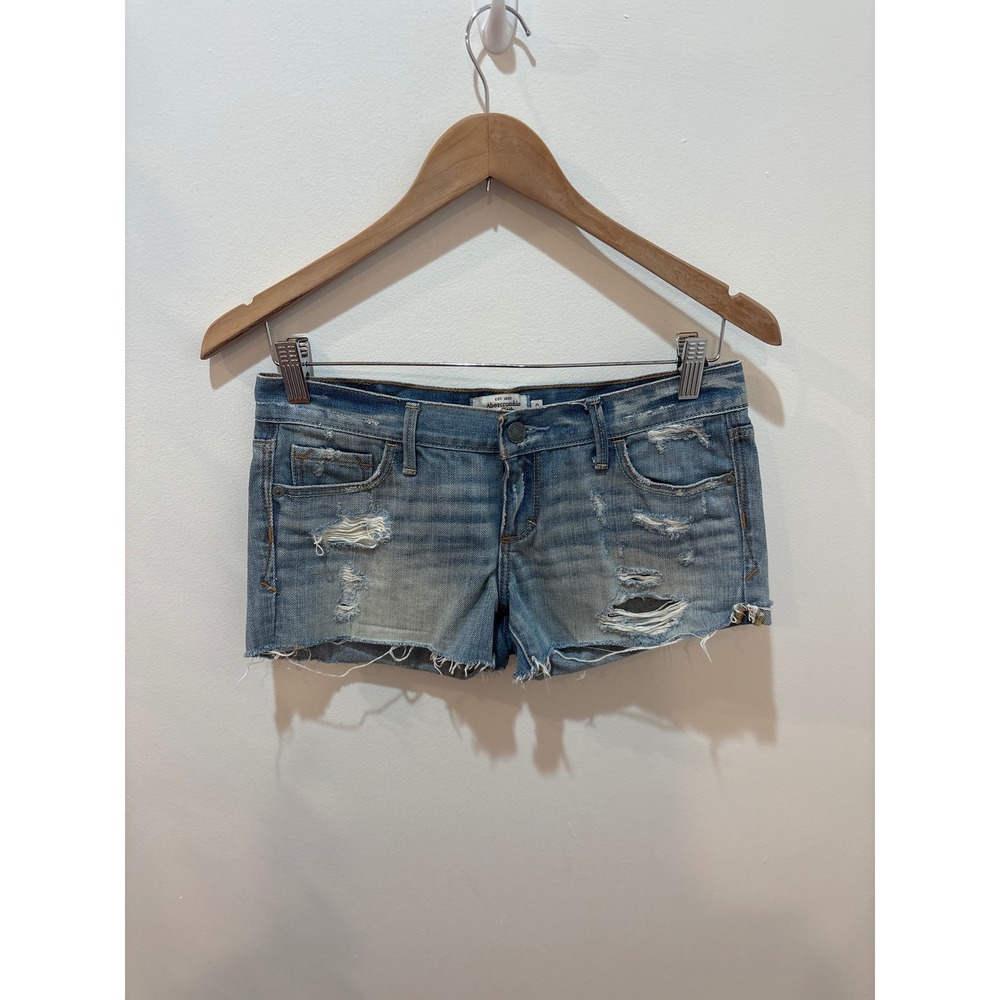 Vintage Low Rise Y2K Abercrombie Denim Shorts Size 0